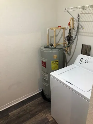 Inside utility room