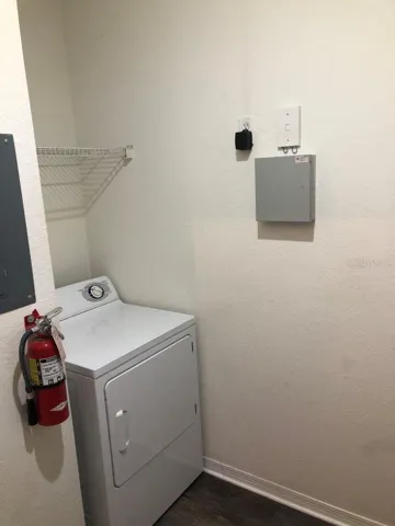 Inside utility room