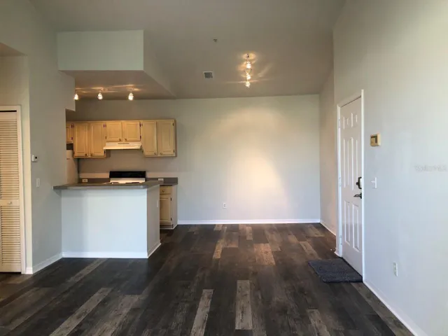 Living room with dining area