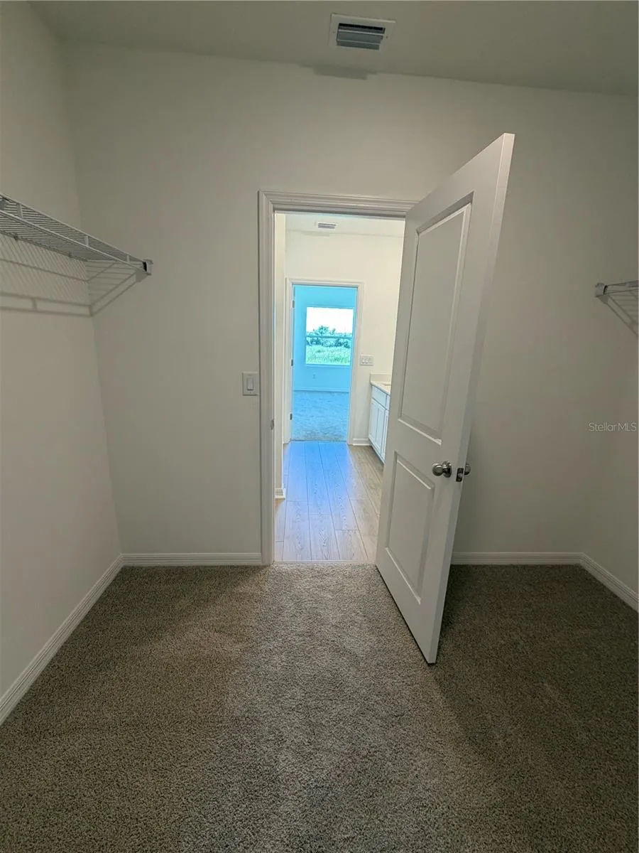 Primary walk in closet