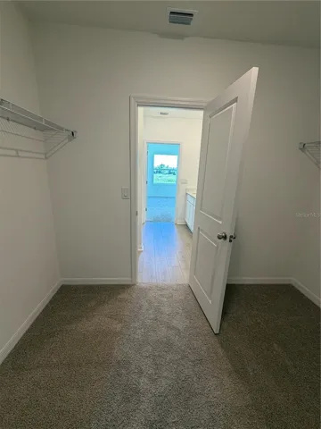 Primary walk in closet