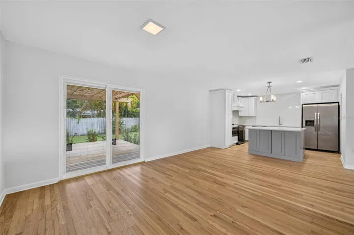 Dining Room or Flex Space opens to Kitchen