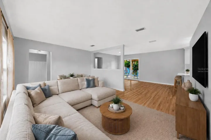 Great Room - Dining Room or Flex Space - Virtually Staged
