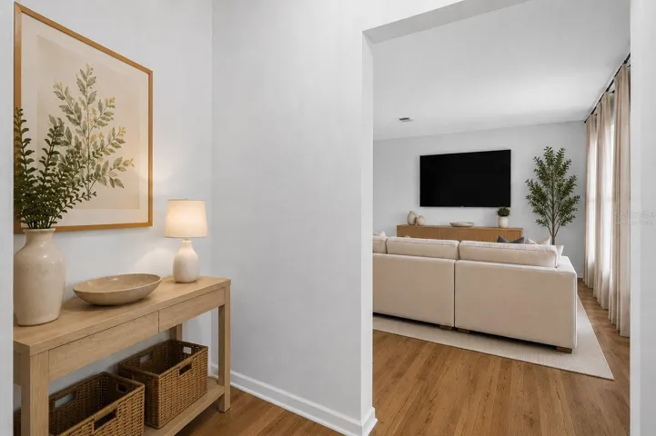 Foyer - Great Room - Virtually Staged
