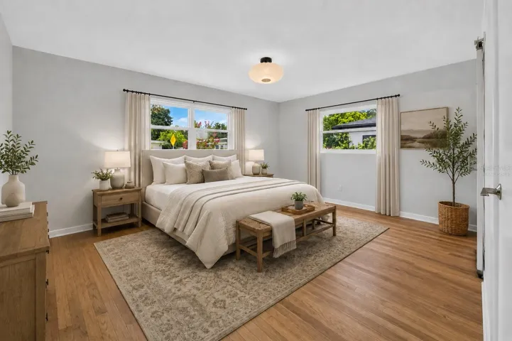 Primary Bedroom - Virtually Staged