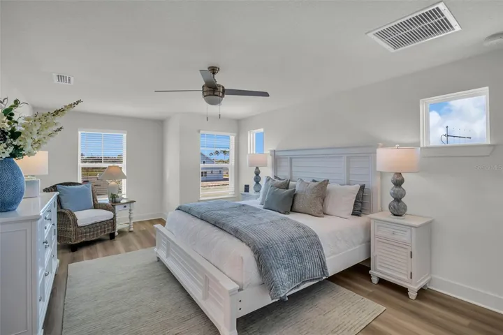Decorated Primary Bedroom
