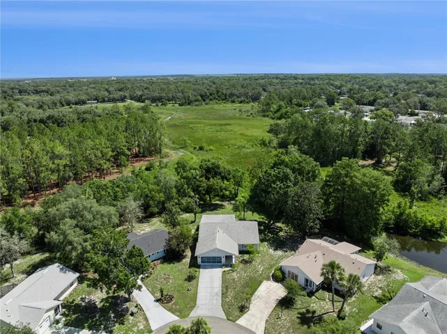 Conservation area in back