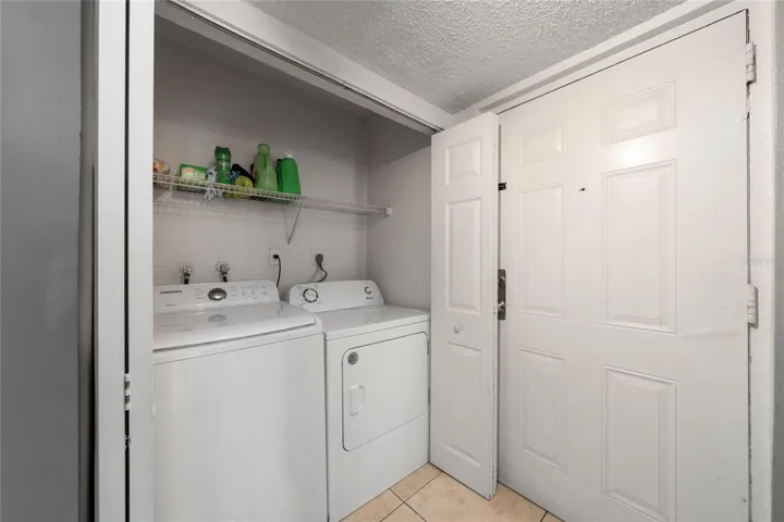 Laundry closet