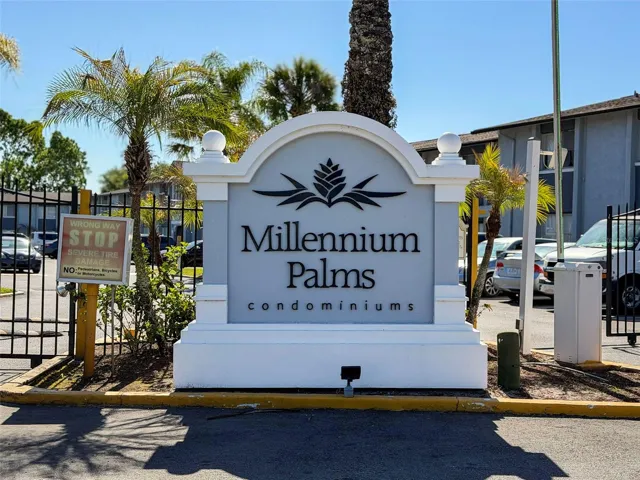 Gated Millennium Palms community entrance