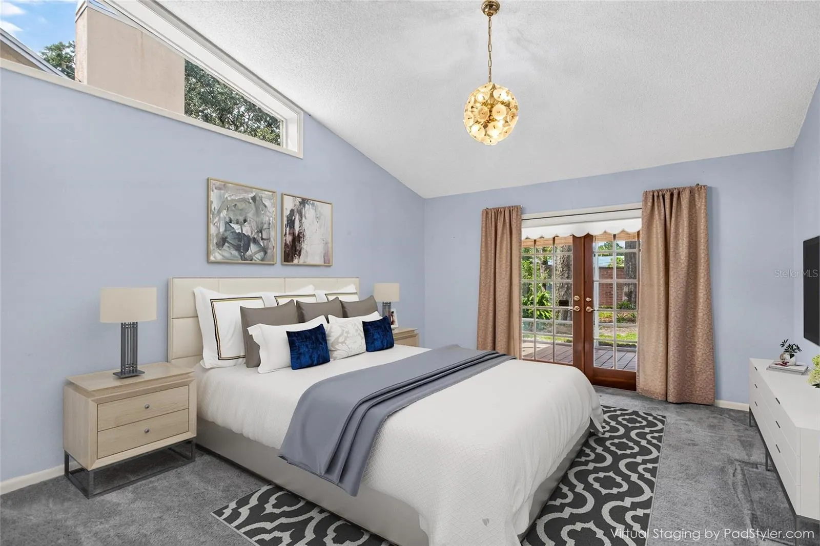 staged principal bedroom
