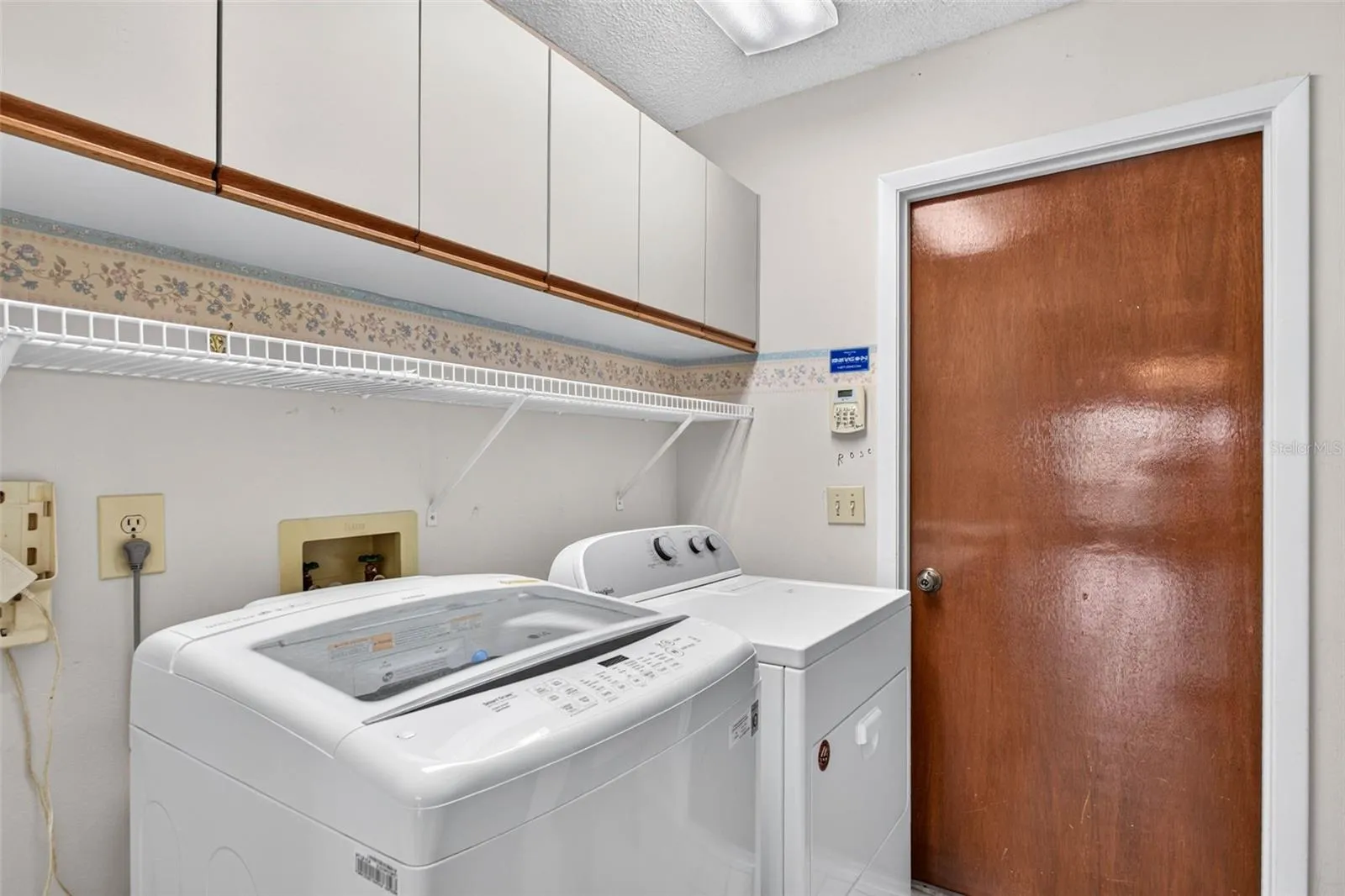 laundry room - washer &amp; dryer remain