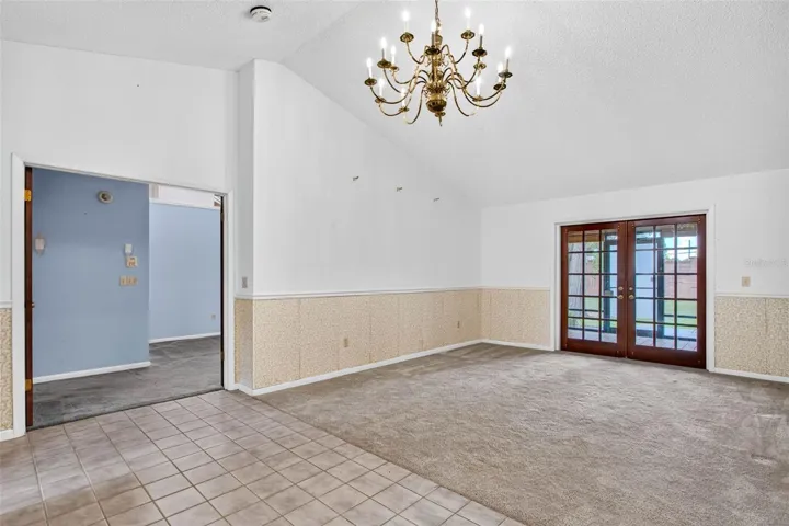 view from foyer