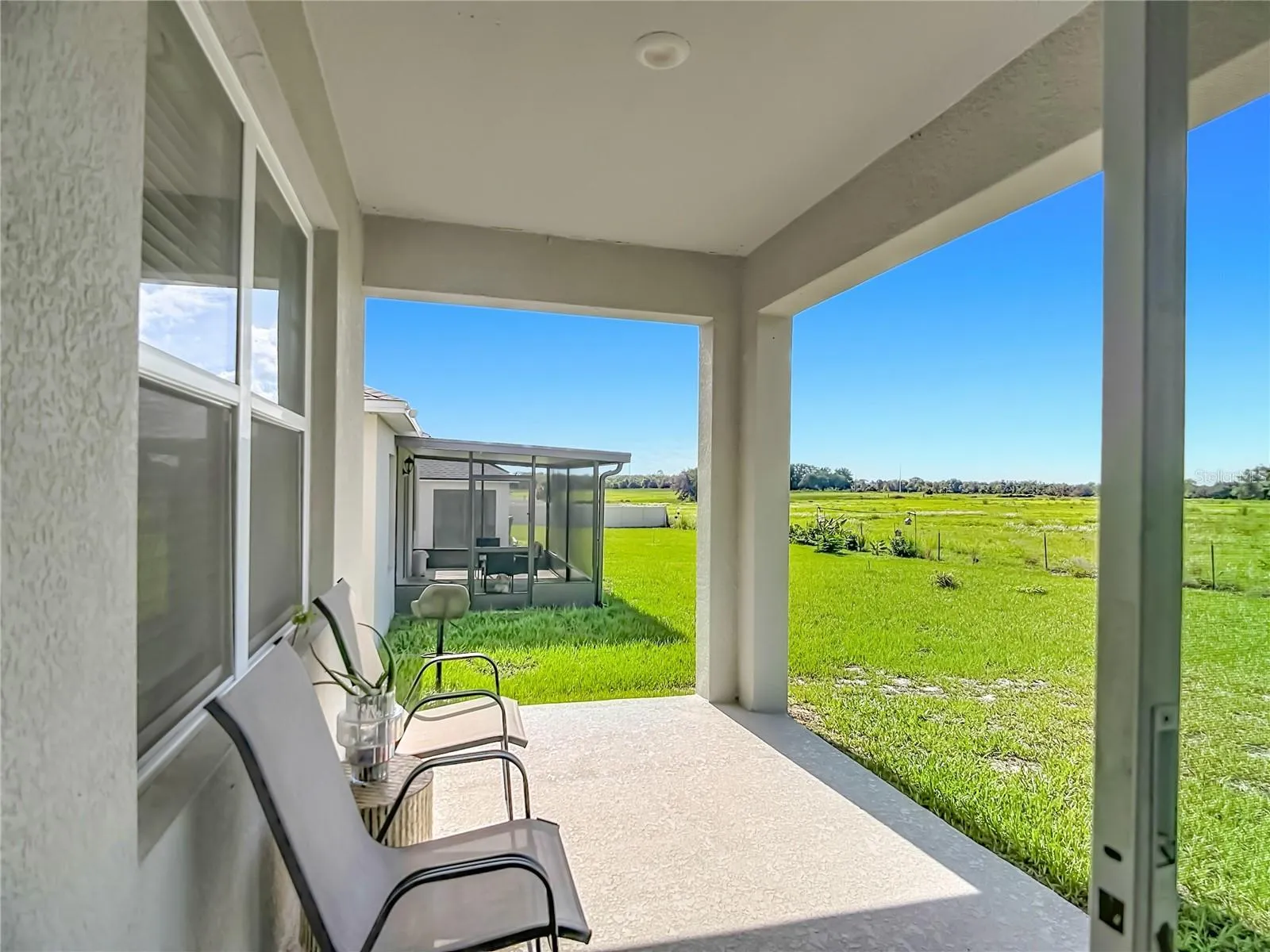 Rear patio