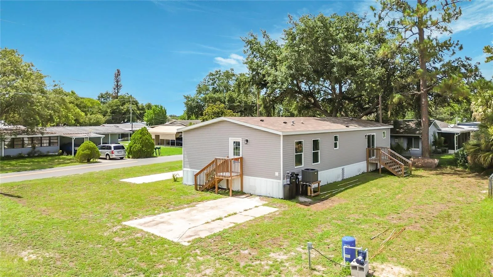 spacious corner lot