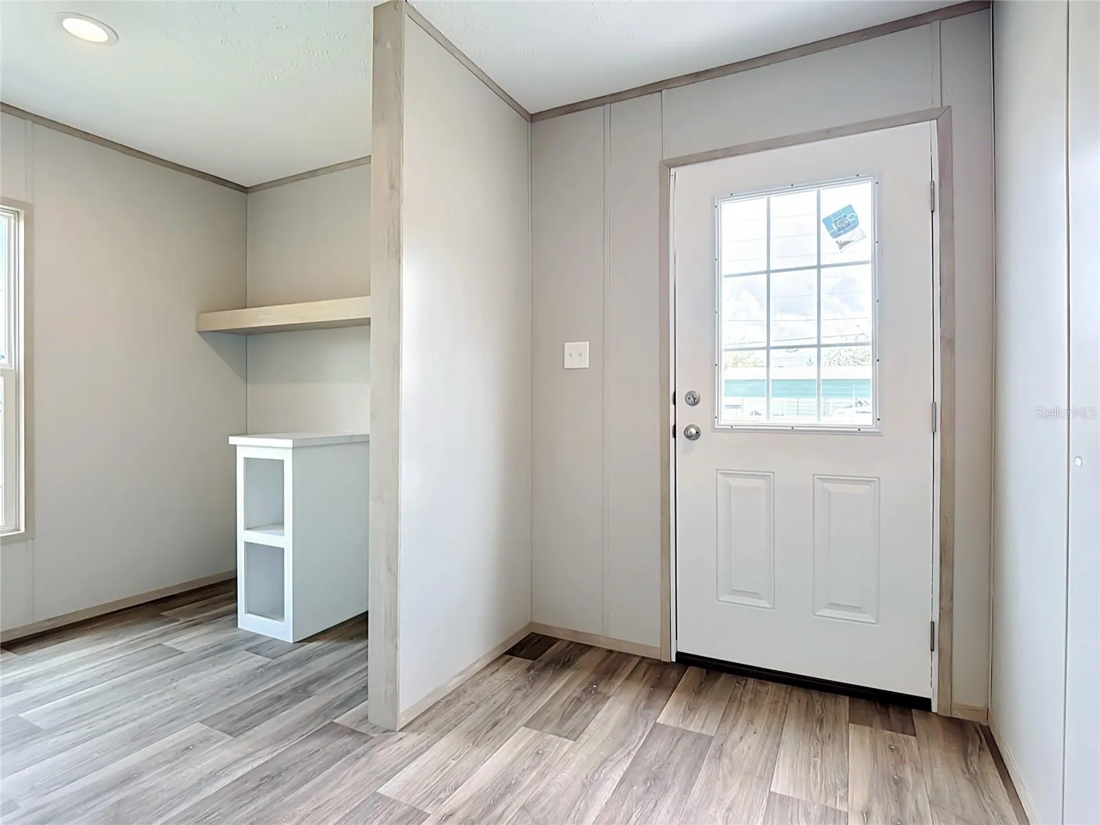laundry space with washer and dryer hookup
