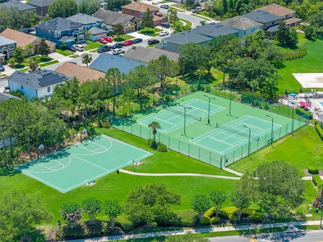 Basketball and Tennis Courts