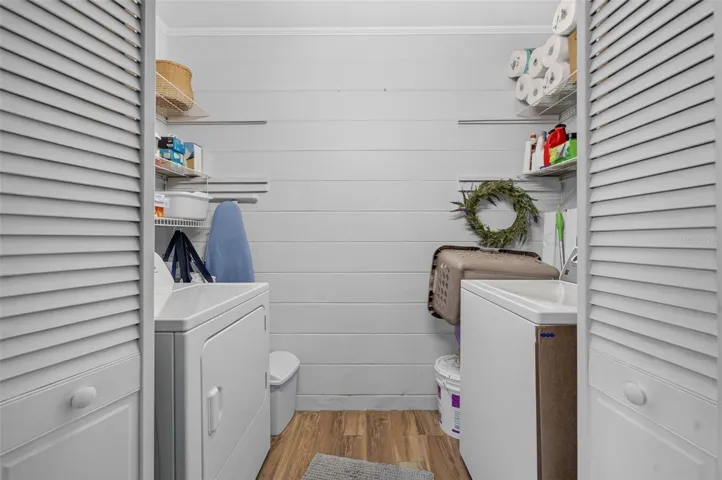 Laundry room off Family room
