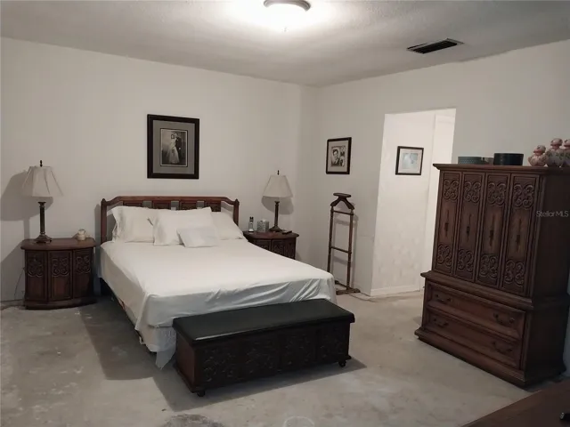 Master Bedroom prior to vacating