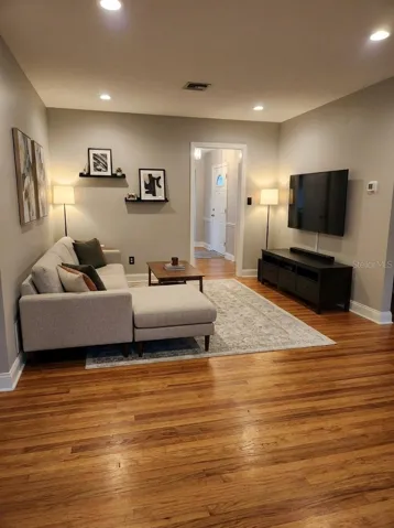 Family Room Virtual Staging