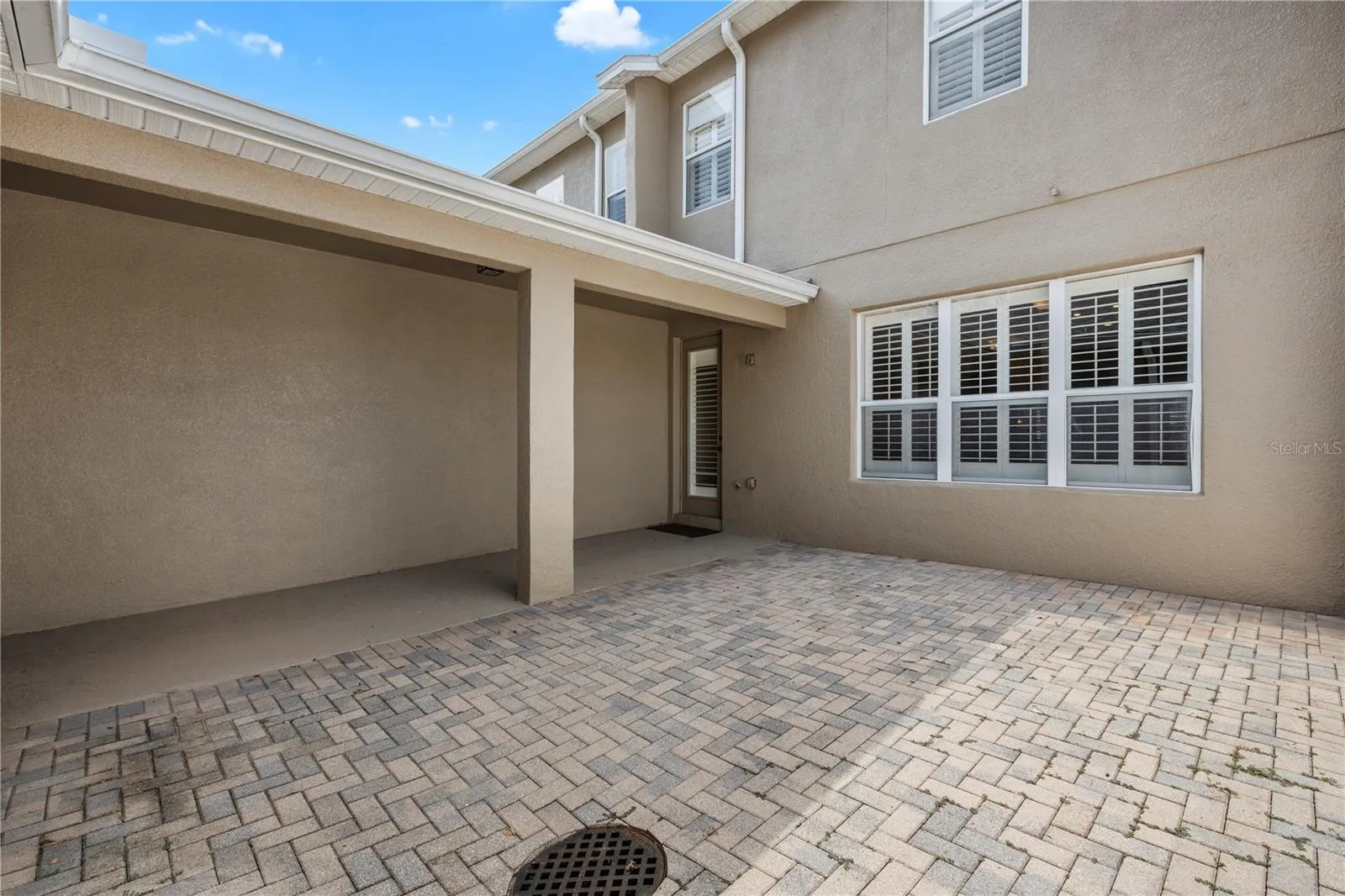 Oversized patio
