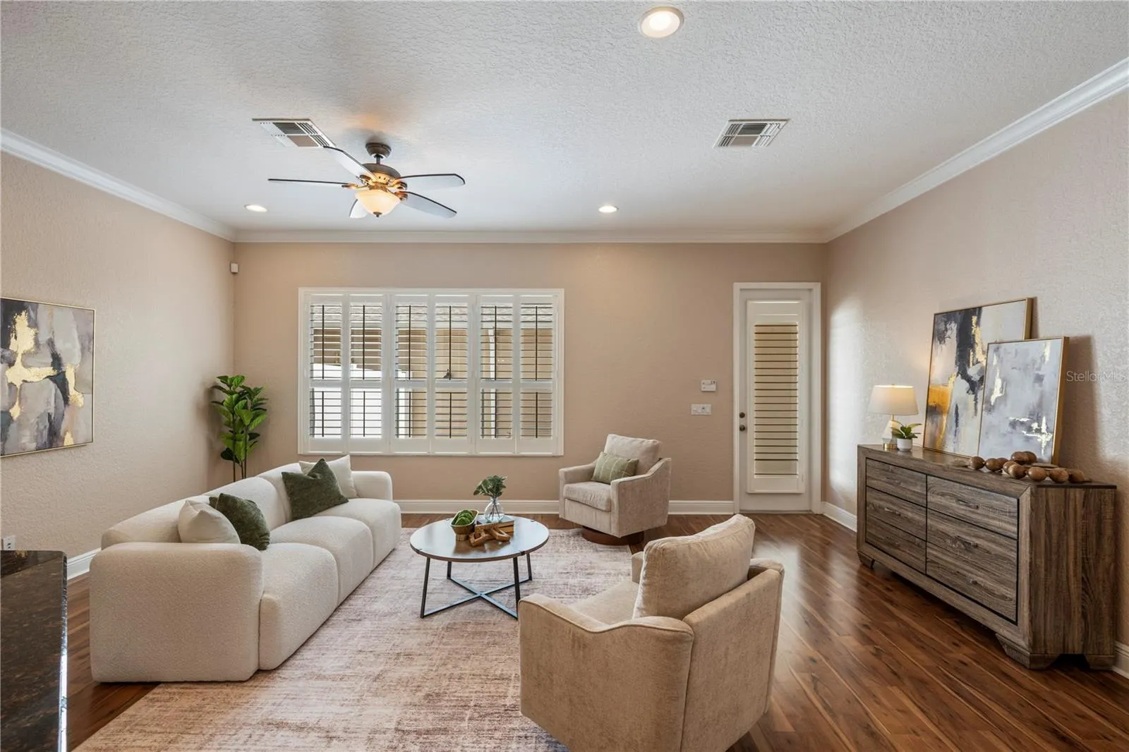 Expansive Living room space
