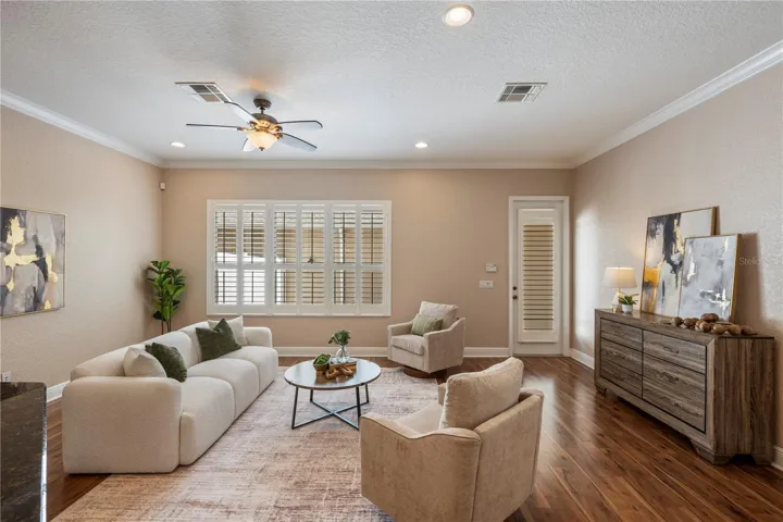 Expansive Living room space