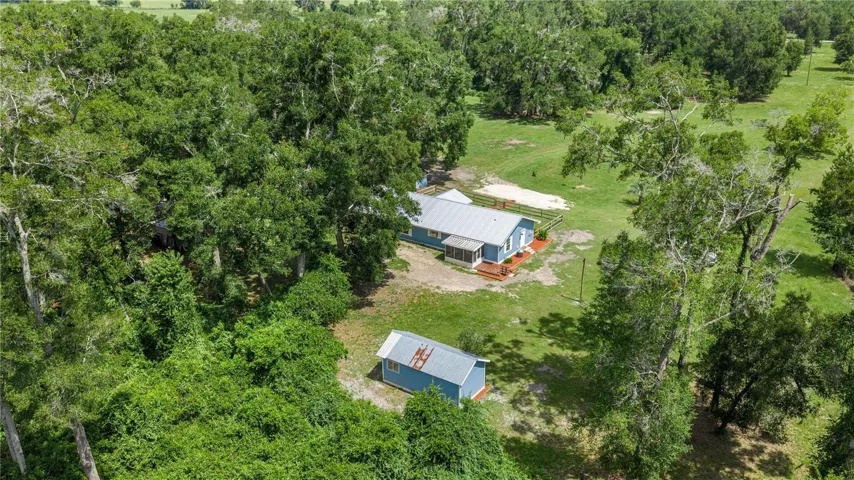 Overview from the back of the property