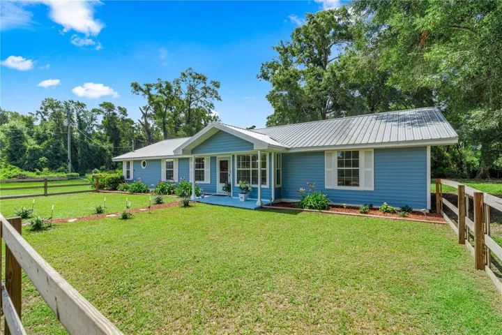 Front of home and front yard