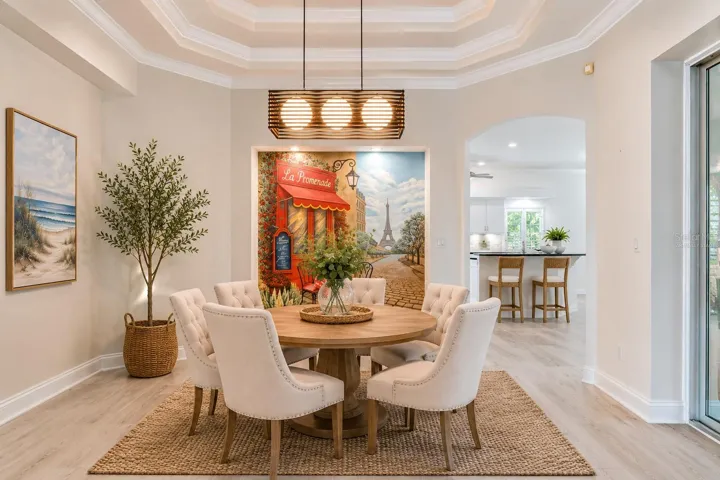 Virtually Staged Dining Room