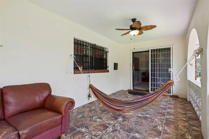 Welcoming front porch