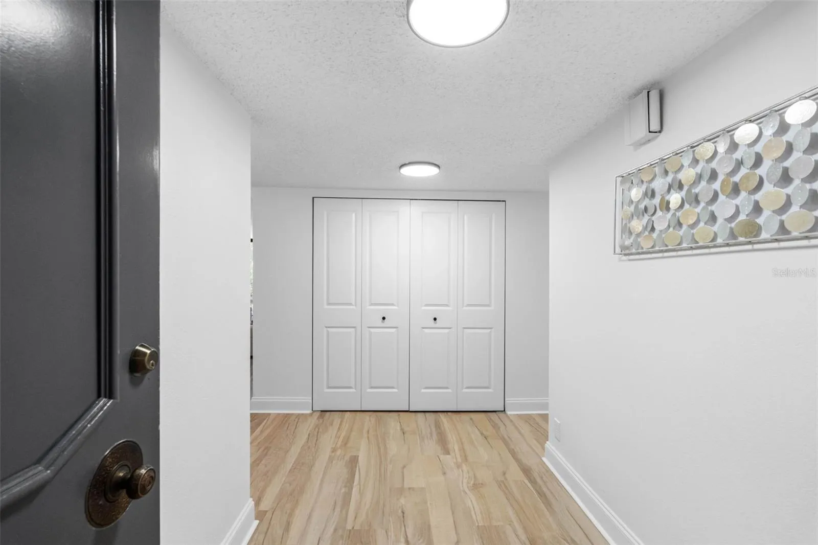 Double Front Door Entry into Foyer