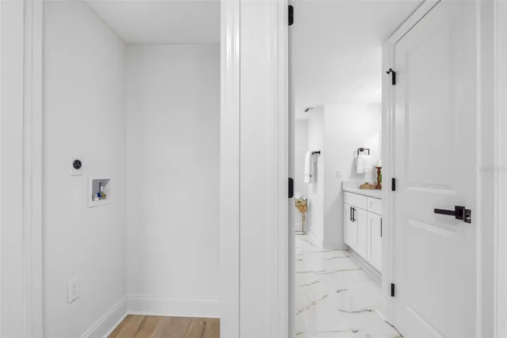 Laundry Closet on left