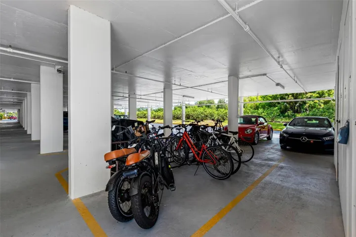 Bike Storage under building