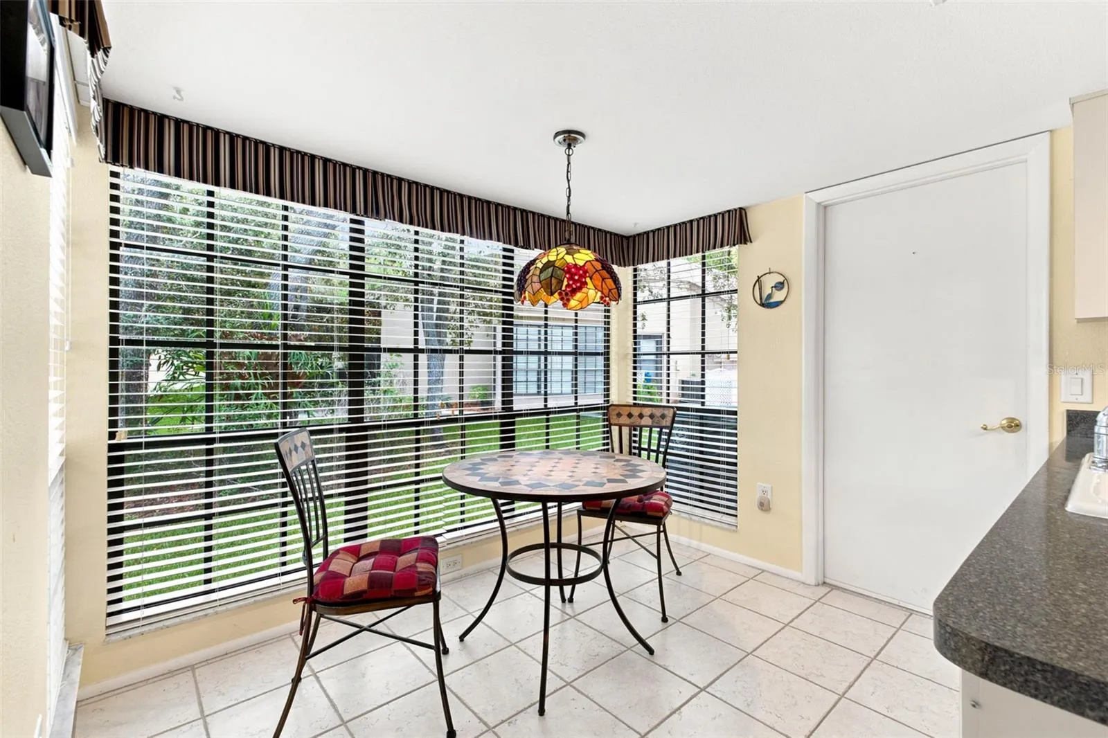 Breakfast nook.