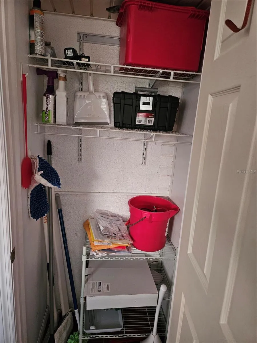 2nd storage closet in 2nd bedroom
