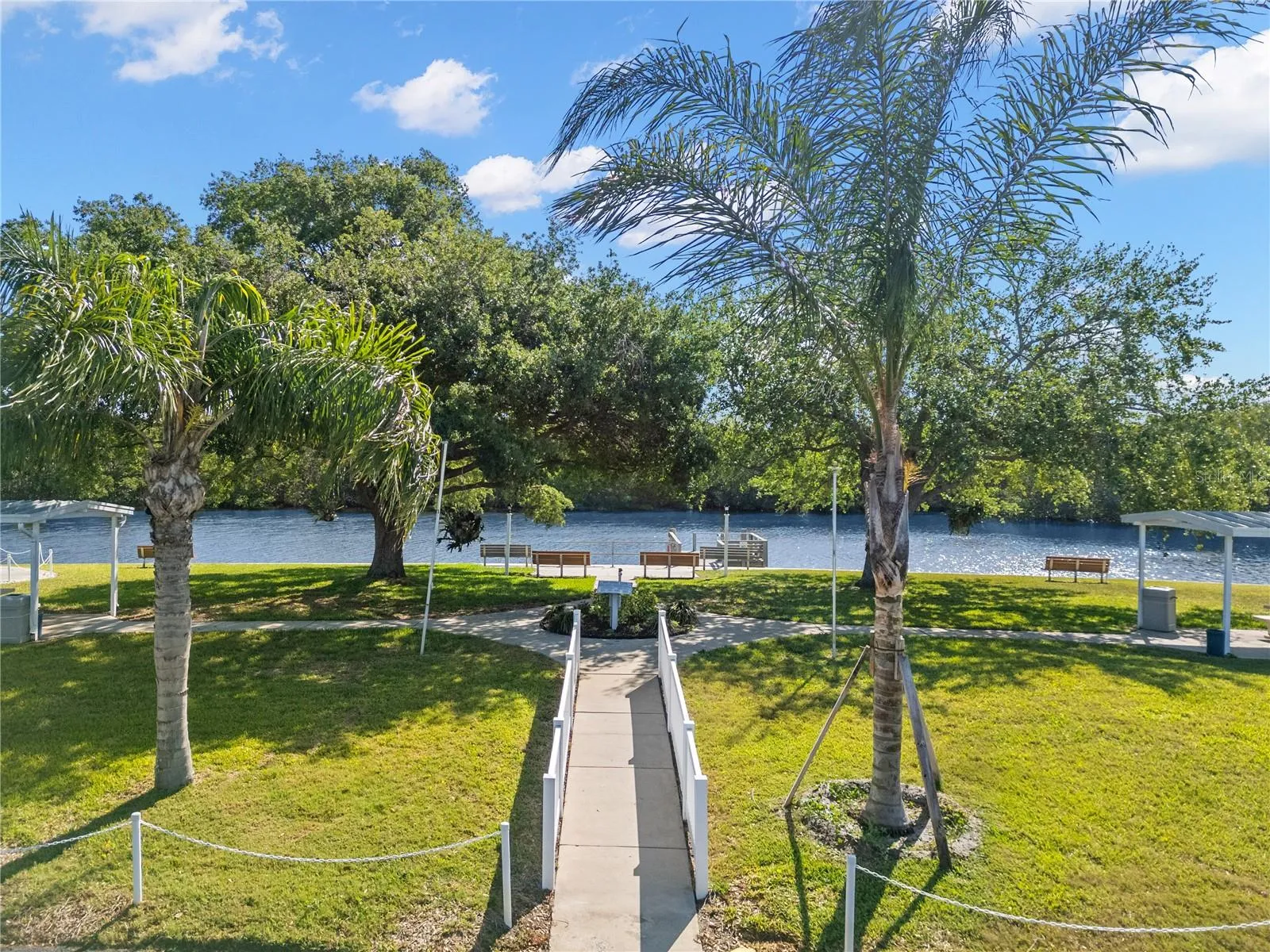 Park with dock