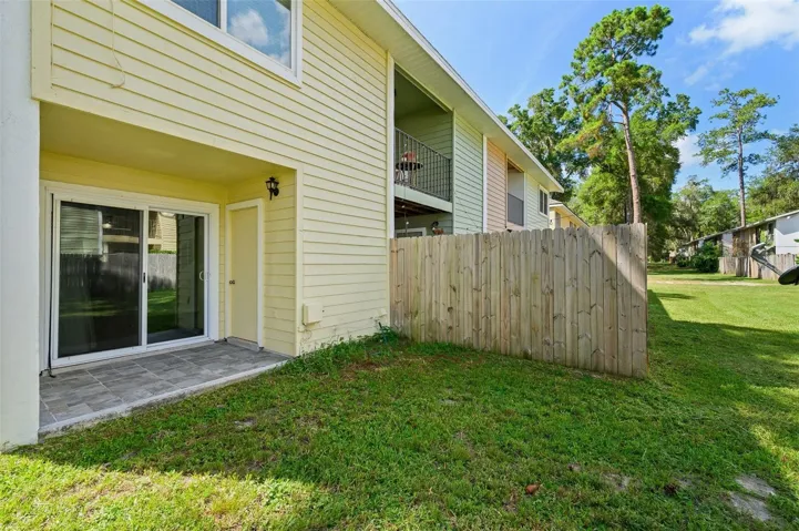Room for addition of privacy fence if desired
