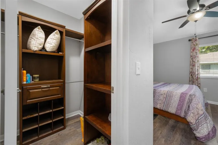 Large primary walk-in closet