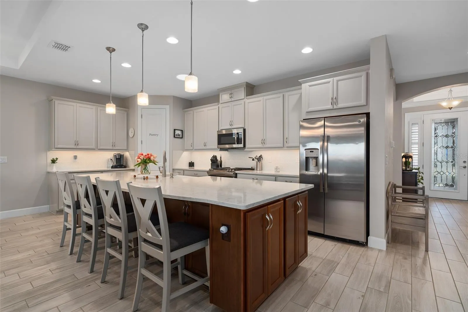 What a Beautiful Kitchen with Plenty of Cabinets