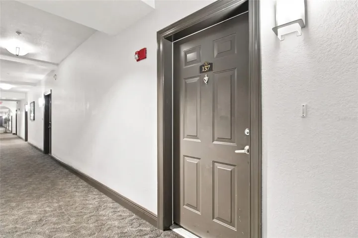 Entry Door to Condo Unit #137