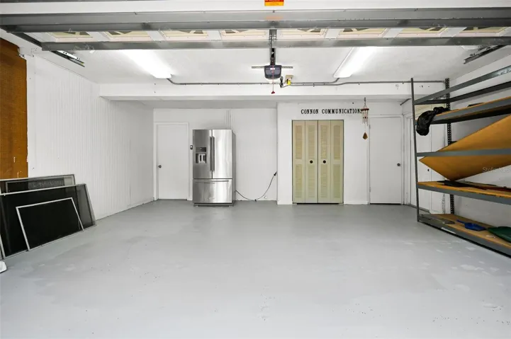 Freshly sealed and painted 2 Car Garage.