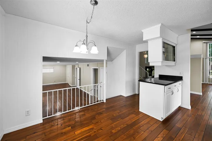 Dining area off the Kitchen overlooking the Family Room