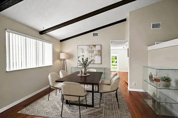 Dining Room virtually staged