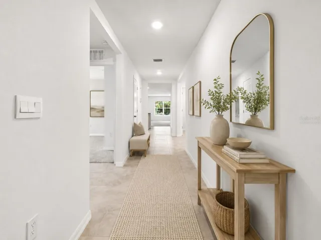 Hallway - virtually staged