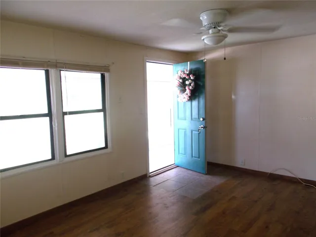 Living Room showing Front Door