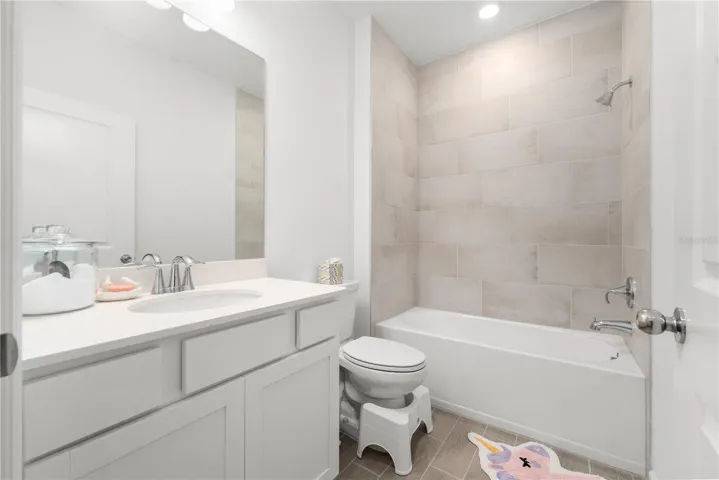 Second Bathroom Shared with Bedroom two & Three