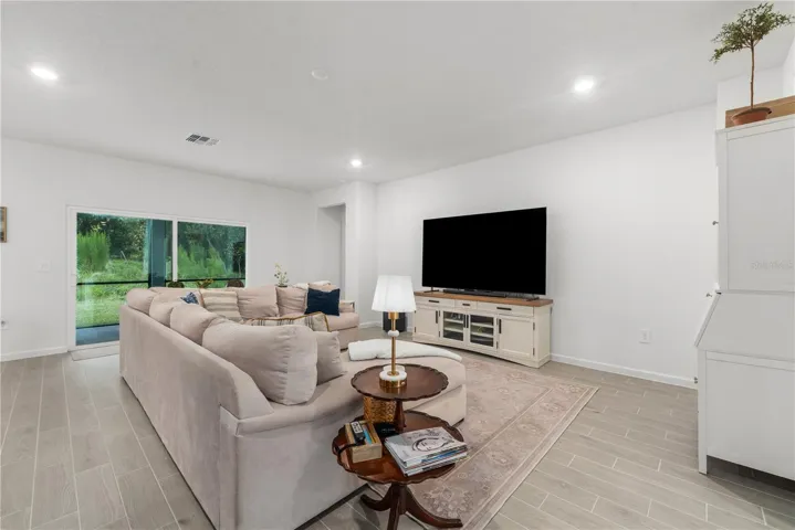 Huge wall Space for Entertaining Center