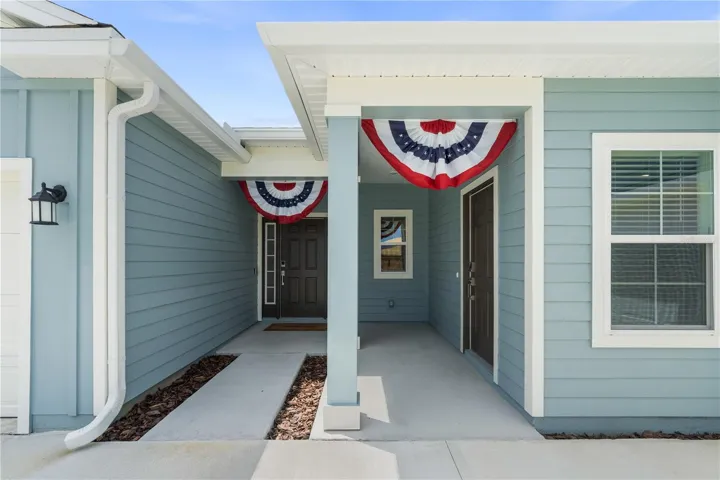 Beautiful Covered Front Entry