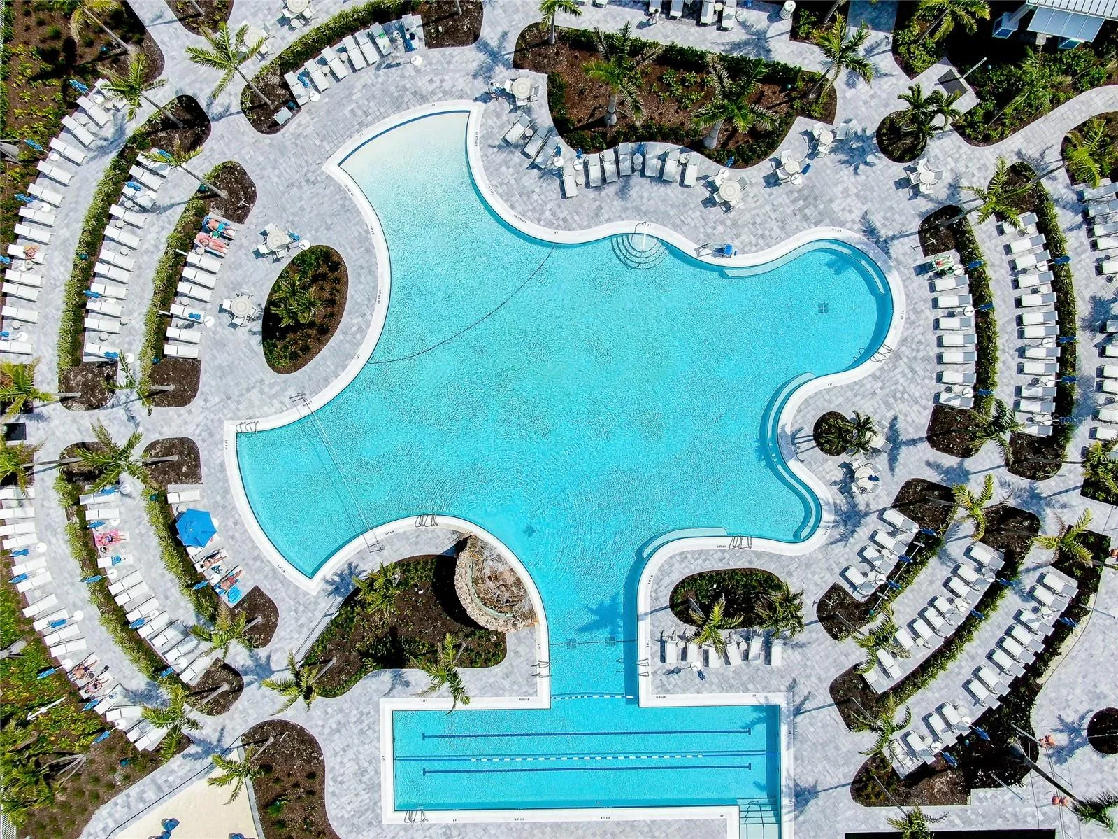 Resort style pool
