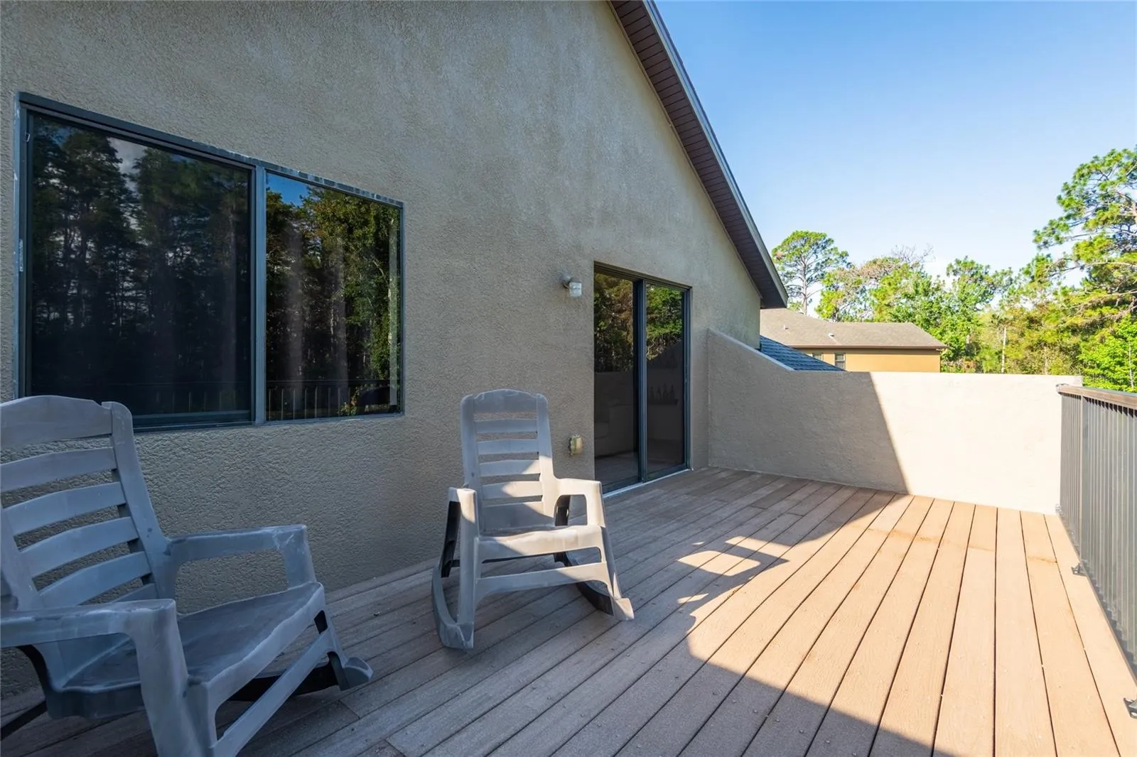 balcony off the upstairs bonus room